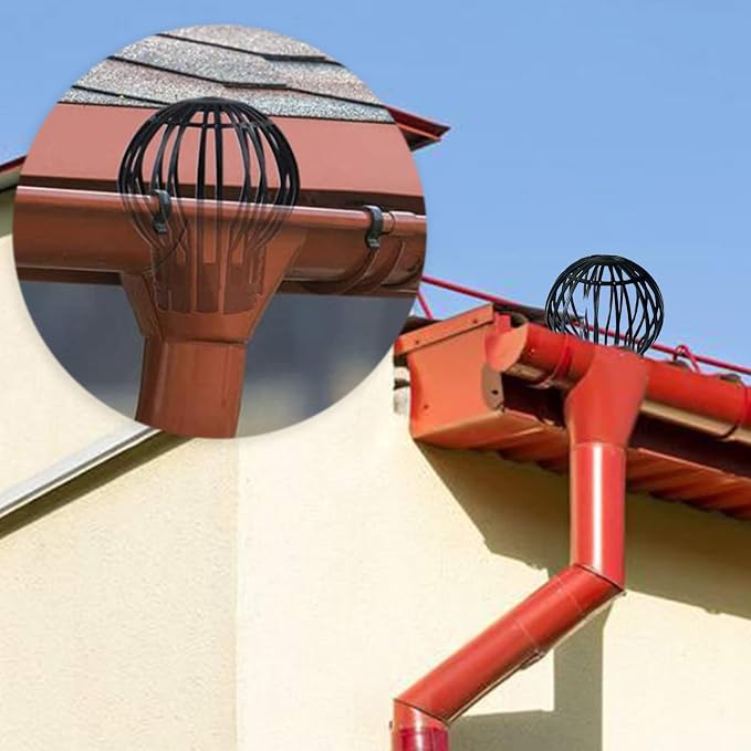 The Gutter No Longer Gets Clogged with Leaves and Water No Longer Leaks — Set of 4 Gutter Guards
