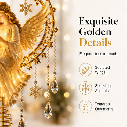 LED Angel Christmas Tree Topper