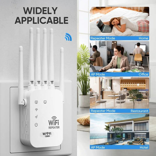 Dual-Band WiFi Range Extender – Stay Connected Everywhere!