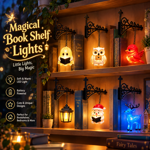 dht™⭐Enchanted Bookshelf Lights – Magical LED Book Nook Decor