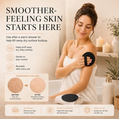 🧽Exfoliating Scrub Bath Pads — Deep Exfoliation, Reusable