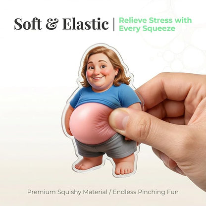 ⭐Personalised Face Squishy Belly Sensory Anti-Collision Acrylic Fridge Magnet