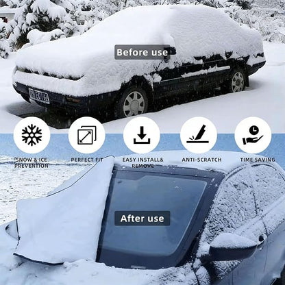 🚗Buy 1 get 1 free✨ Front windshield protection Snow cover - protection for all four seasons