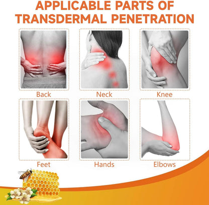 Natural bee venom ointment for joint pain relief