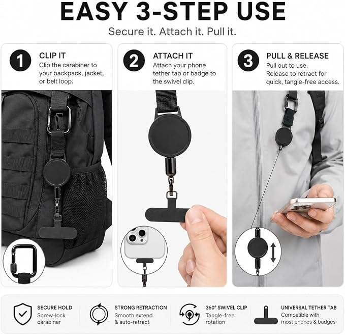 dht™⭐Adjustable Anti-Theft Phone Tether