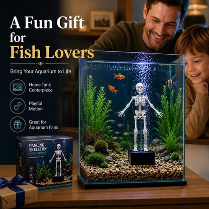 💀Air-Driven Dancing Skeleton Aquarium Ornament
