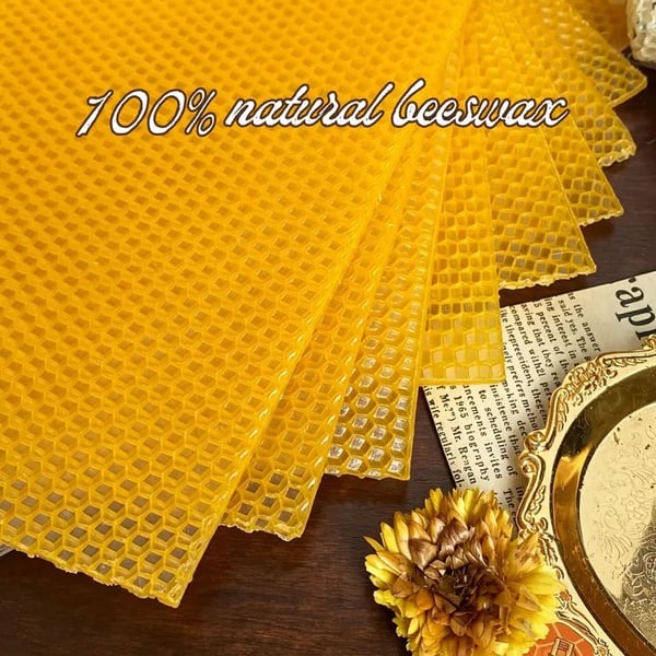 🐝Handmade Beeswax Candle Making Kit for Adults - Gift-Ready DIY Beginner Set