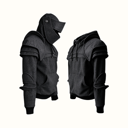 🛡️Knight Cosplay Hoodie – Medieval Fantasy Streetwear Pullover!