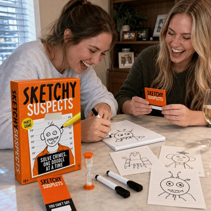 🚨 Sketchy Suspects Police Sketch Party Game✏️