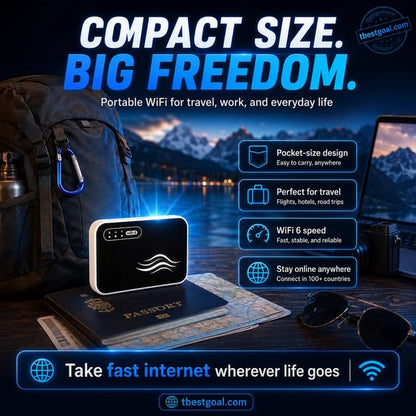 📶 Stay Connected Anywhere – Pocket‑sized WiFi for Travel, Work & Daily Life