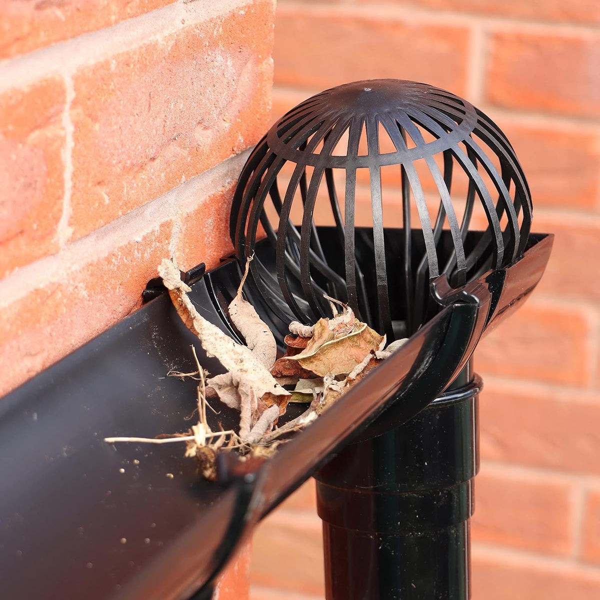 The Gutter No Longer Gets Clogged with Leaves and Water No Longer Leaks — Set of 4 Gutter Guards