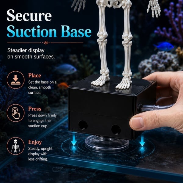 💀Air-Driven Dancing Skeleton Aquarium Ornament