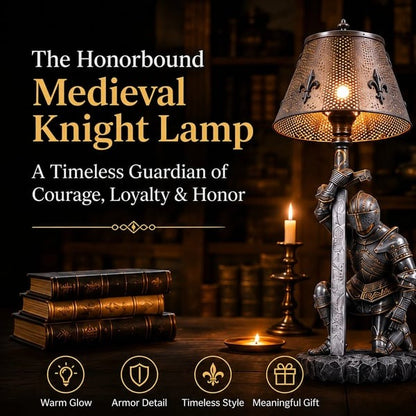 ⚔️ Medieval Knight Figural Lamp