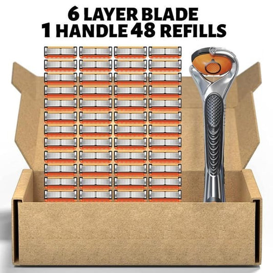 48-Piece Men's Razor Blade Replacement Set