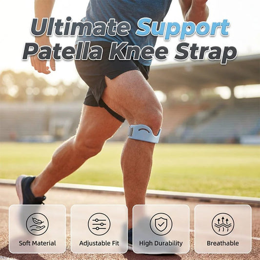 🦵 Breathable Shock-Absorbing Patella Brace — Knee Support for Daily Use