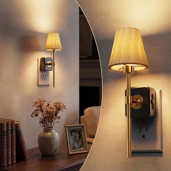 💡Pleated Fabric Cover Night Light