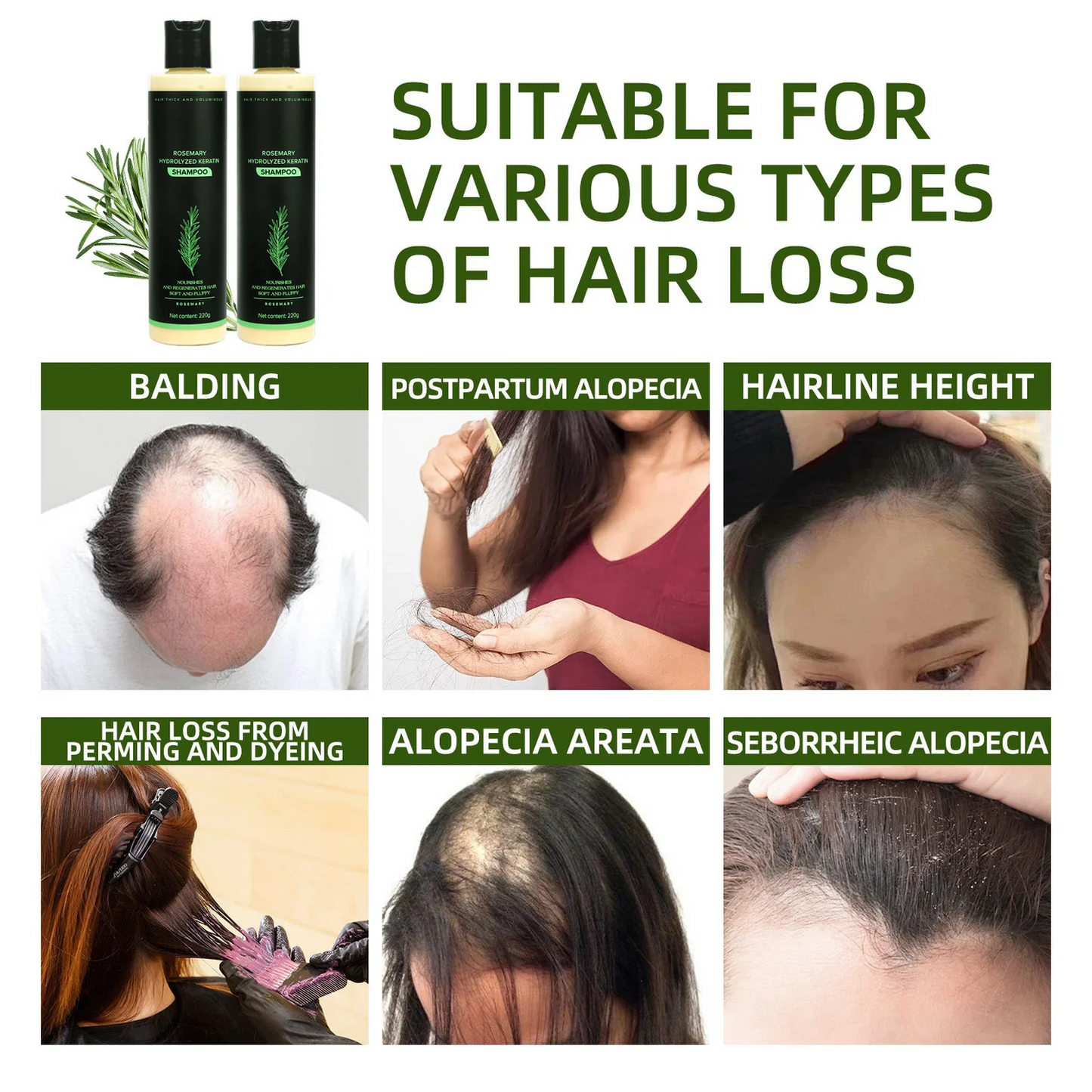 Organic Rosemary Hair Growth Shampoo