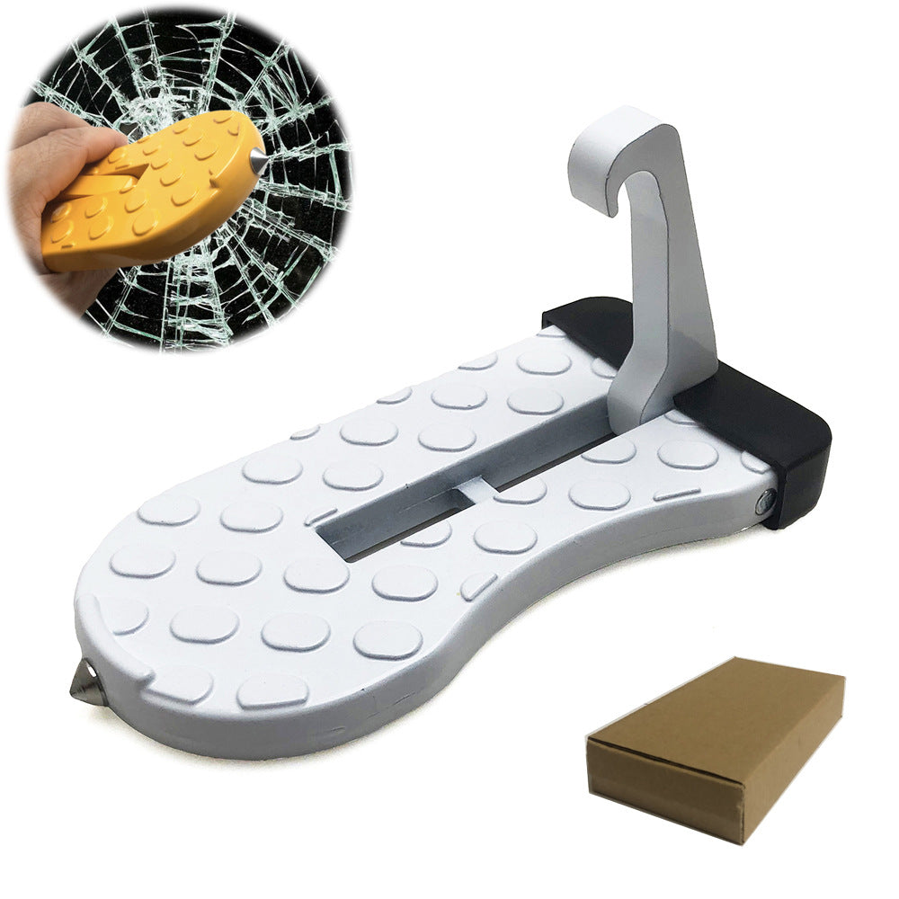 dht™⭐Universal Car Roof Rack Step🚗Foldable Roof Rack Door Lock, Easy to Get in and Out of Car