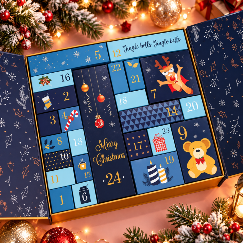 🎁 2026 Customizable Fragrance Advent Calendar Empty Mystery Box – Fill It With Your Favorite Scents