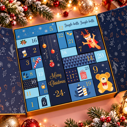 🎁 2026 Customizable Fragrance Advent Calendar Empty Mystery Box – Fill It With Your Favorite Scents