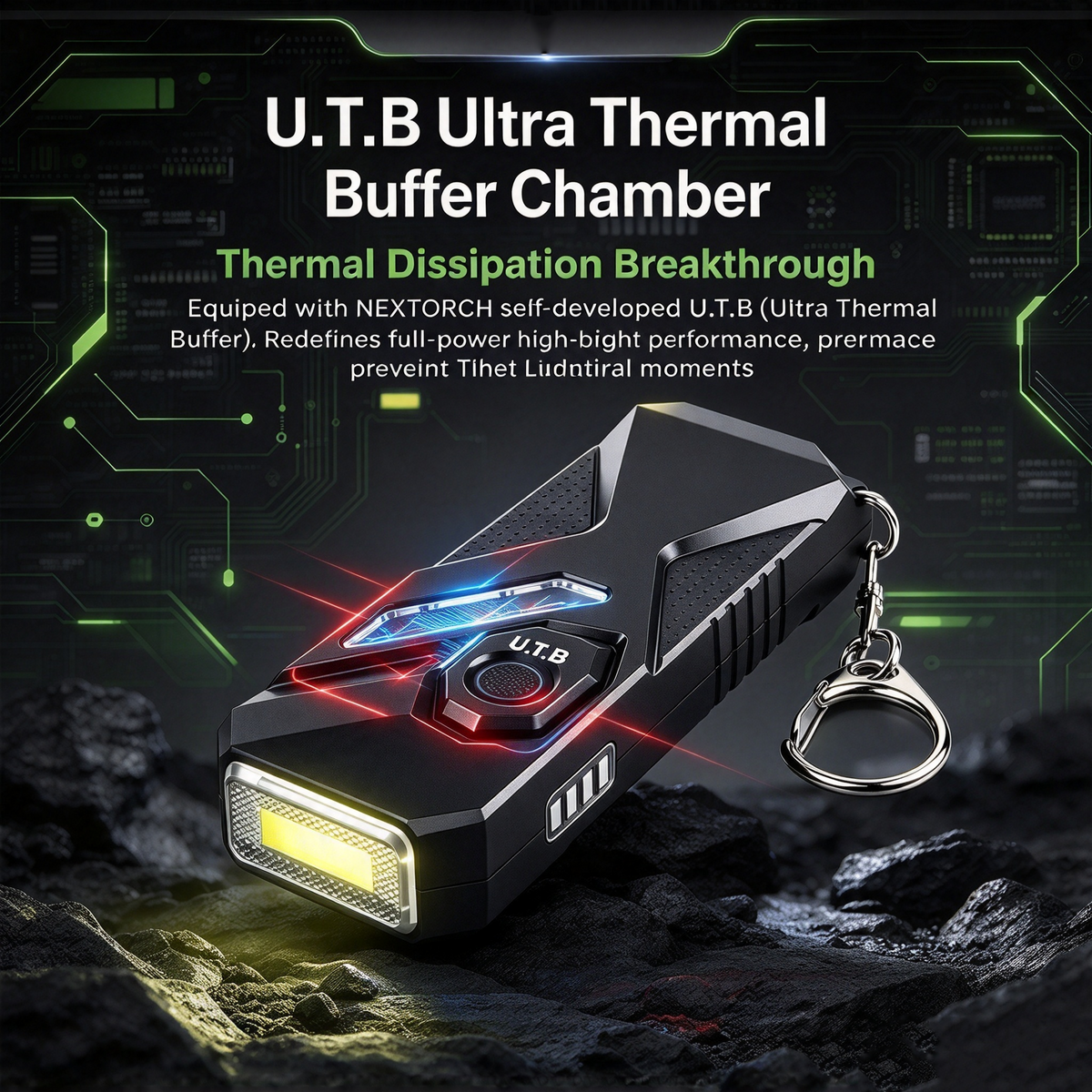 dht™⭐TA70 High-Brightness Tactical EDC Long-Range Battery-Operated Flashlight