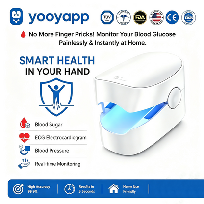 🩸Household Non‑Invasive Smart Blood Glucose Monitor, Blood Sugar Detector