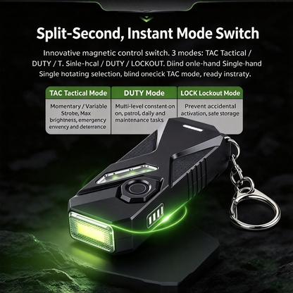 dht™⭐TA70 High-Brightness Tactical EDC Long-Range Battery-Operated Flashlight