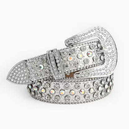 Western-style Rhinestone Belt