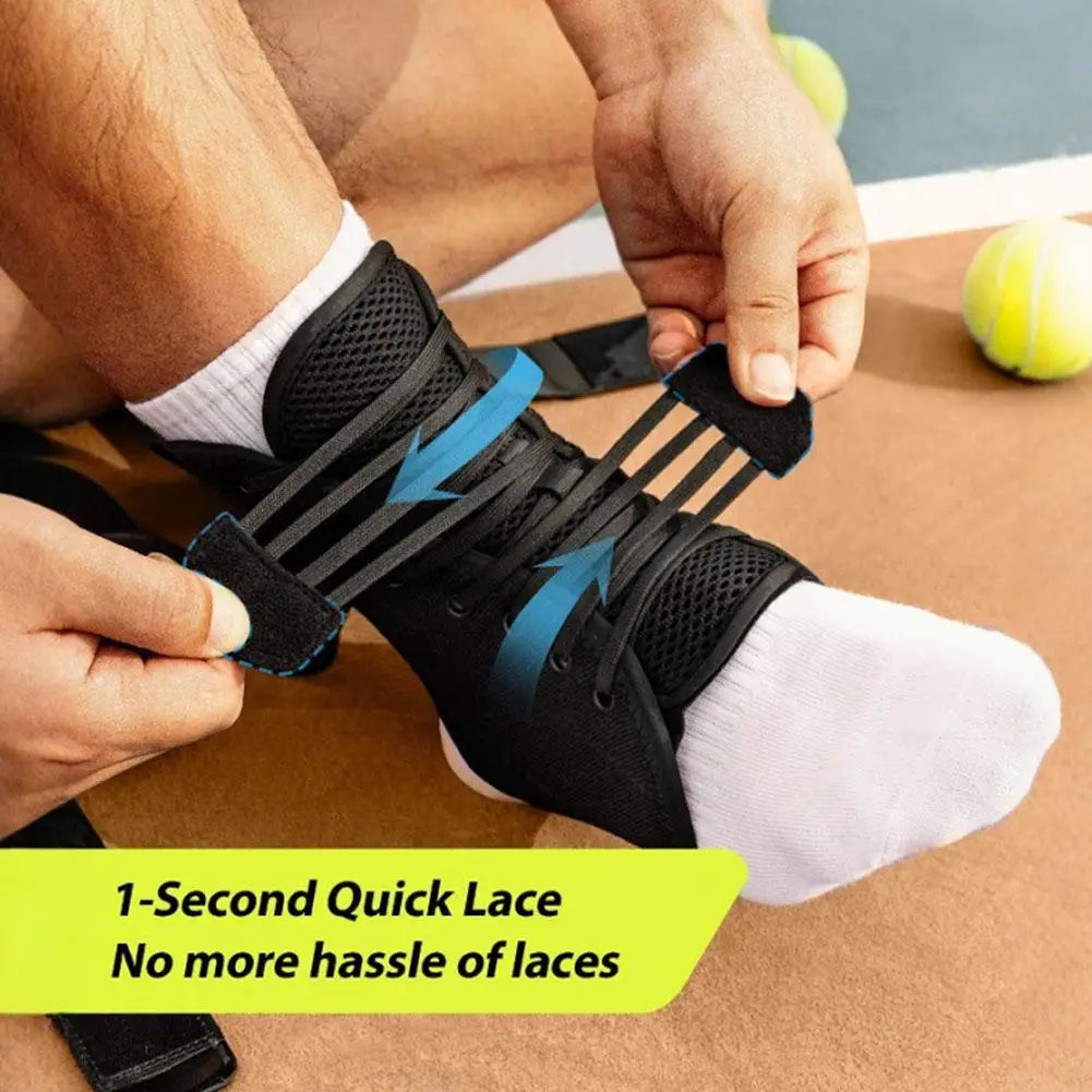 Ankle Support with Side Stabilizing Pads