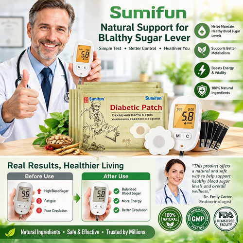 HerbalWell Diabetes Patch, Natural Botanical Ingredients, Effective Transdermal Navel Patches for Healthy Blood Glucose Management