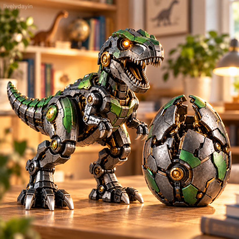 🦖🥚 Mechanical T-Rex Egg – From Mysterious Egg to Mighty Robotic Dinosaur!