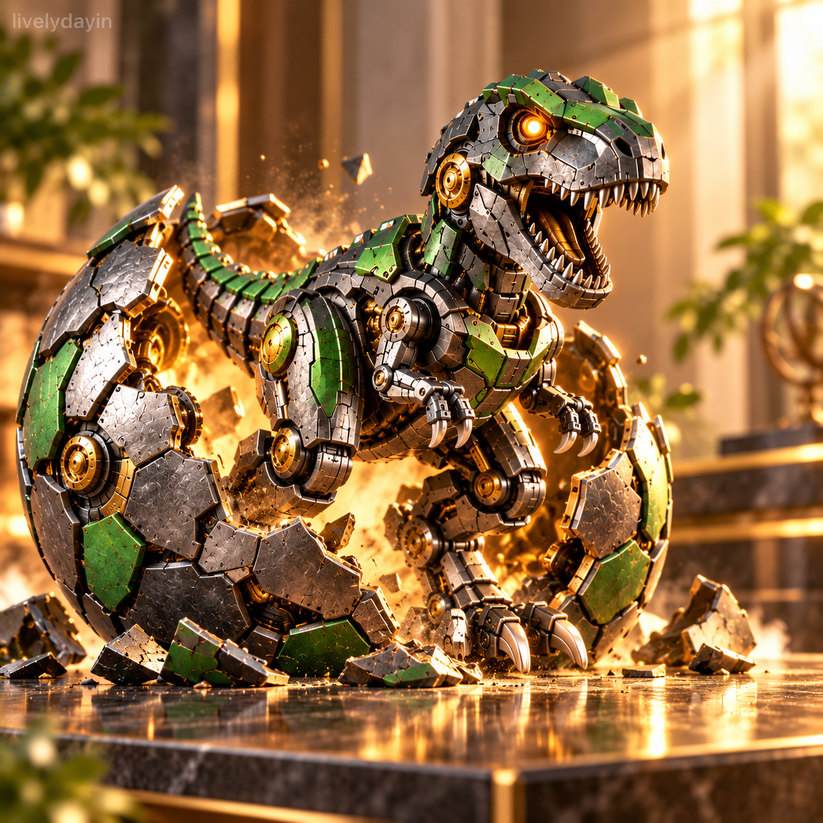 🦖🥚 Mechanical T-Rex Egg – From Mysterious Egg to Mighty Robotic Dinosaur!