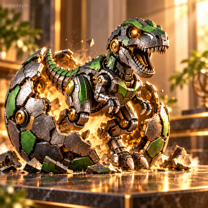 🦖🥚 Mechanical T-Rex Egg – From Mysterious Egg to Mighty Robotic Dinosaur!