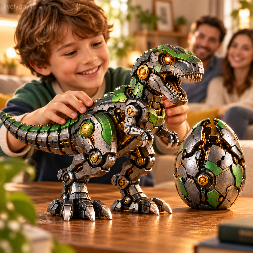 🦖🥚 Mechanical T-Rex Egg – From Mysterious Egg to Mighty Robotic Dinosaur!