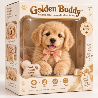 🐕🐾 Realistic Robot Golden Retriever Puppy