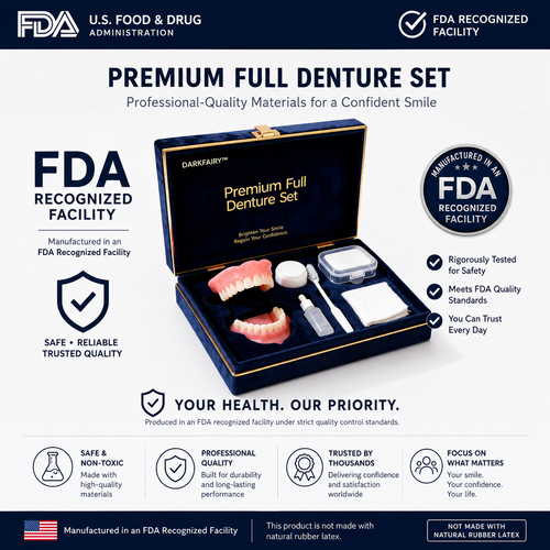 🔥Custom-Fit Dentures — Designed for Comfort and a Natural-Looking Smile