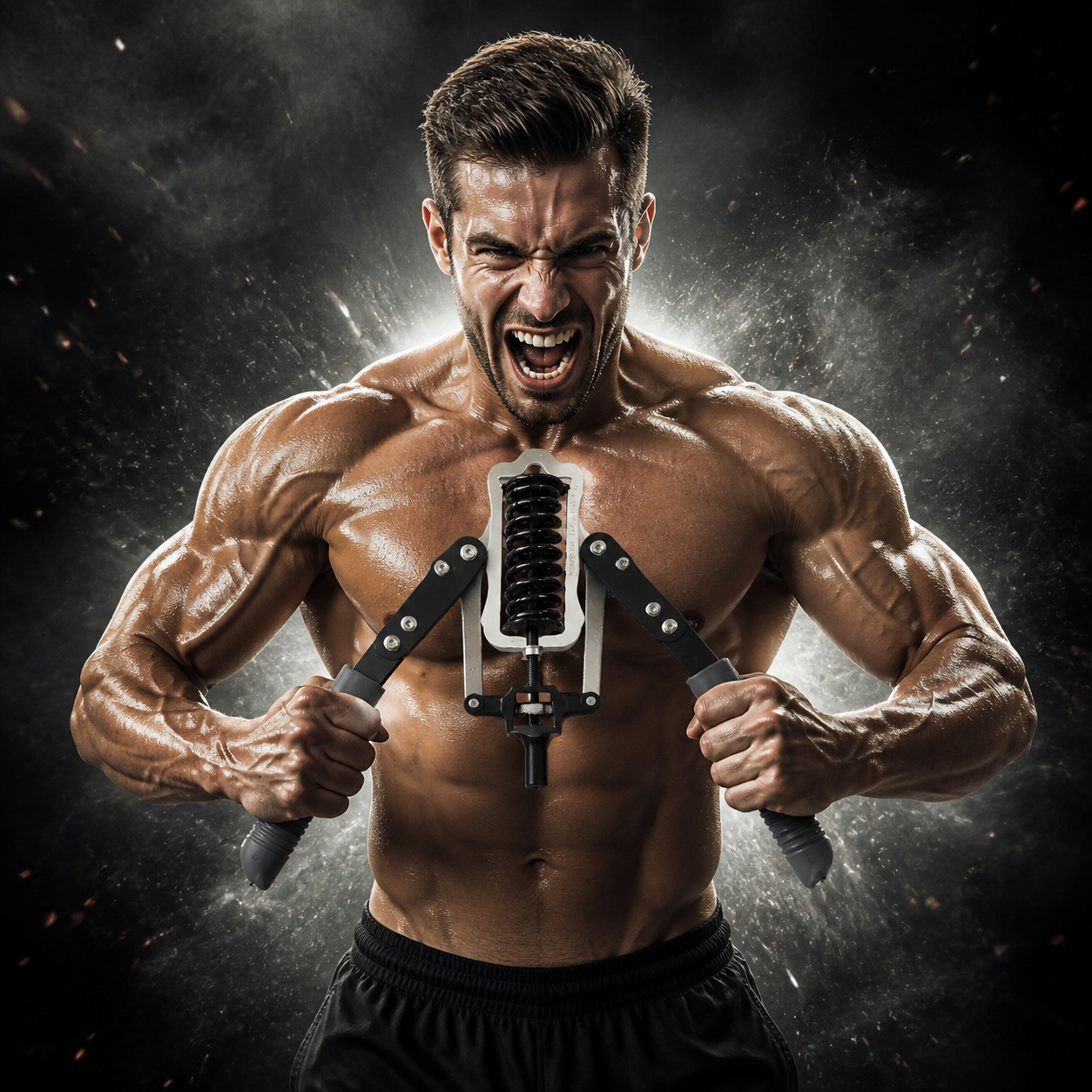 Hydraulic Arm, Abs & Chest Trainer