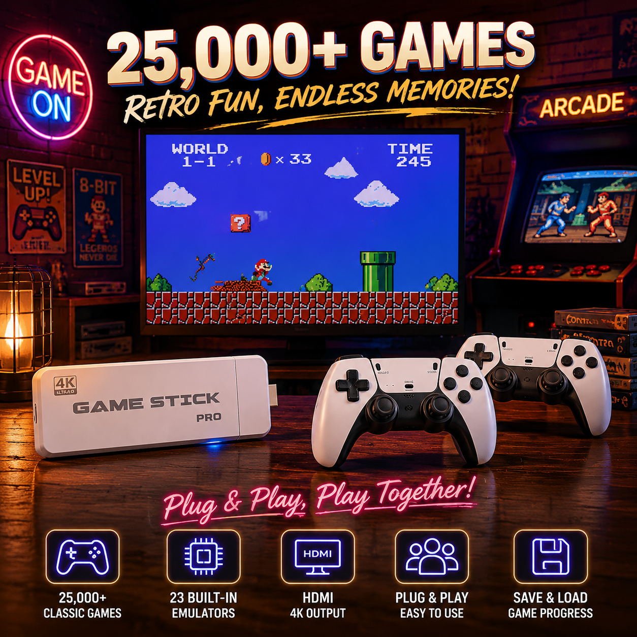 2026 Retro Game Stick