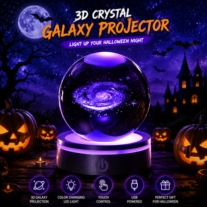 🔮Halloween Starry Ocean Night Light Projector