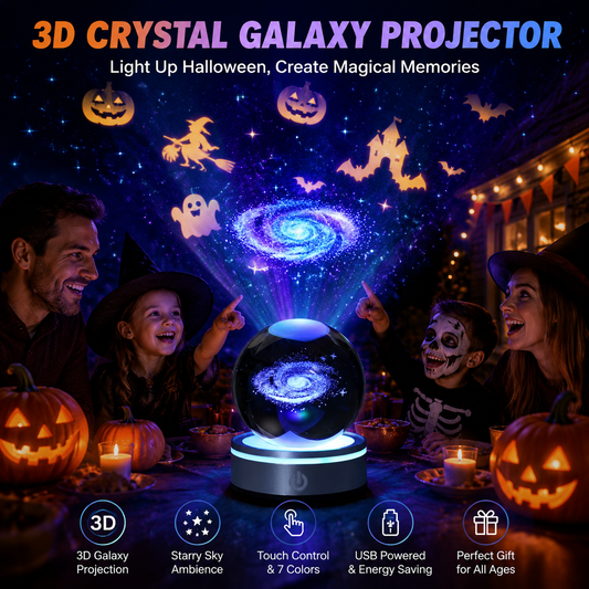 🔮Halloween Starry Ocean Night Light Projector