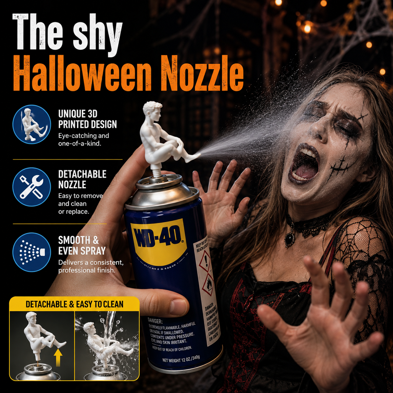 🔥The Shy Halloween Funny Nozzle😂