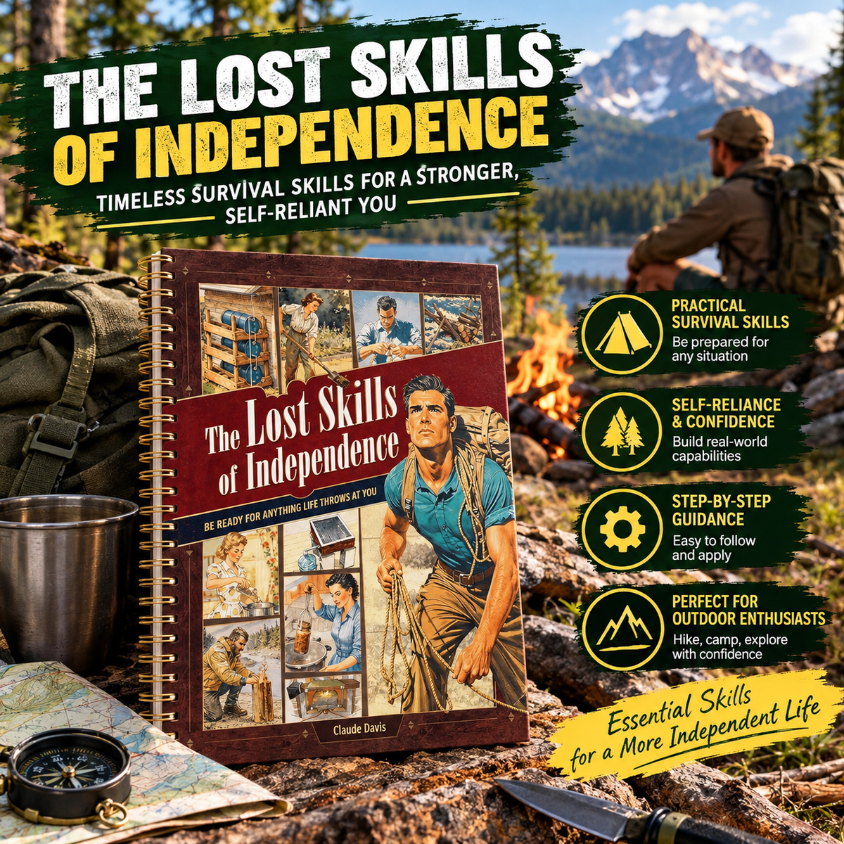 The Lost Skills of Independence: Be Ready for Anything Life Throws at You - Hardcover-Spiral