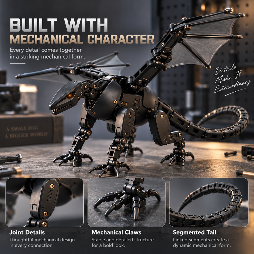 DragonMorph – Egg to Dragon Transforming Mechanical Toy