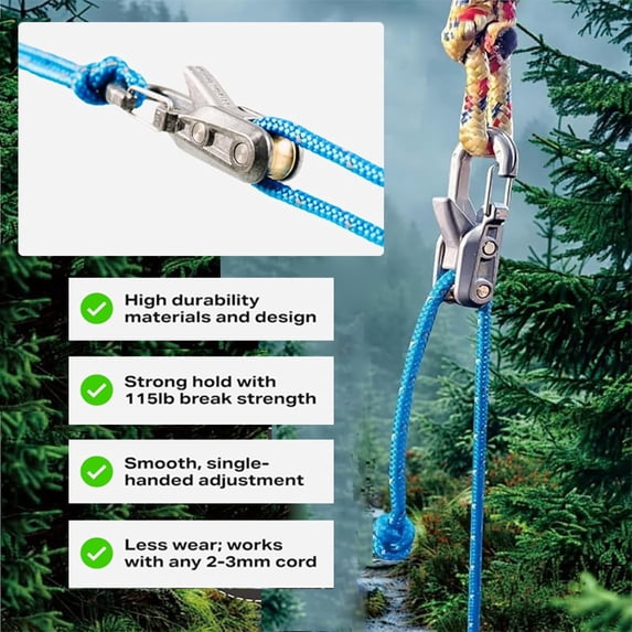Cord and Rope Tightening and Cinching Tool
