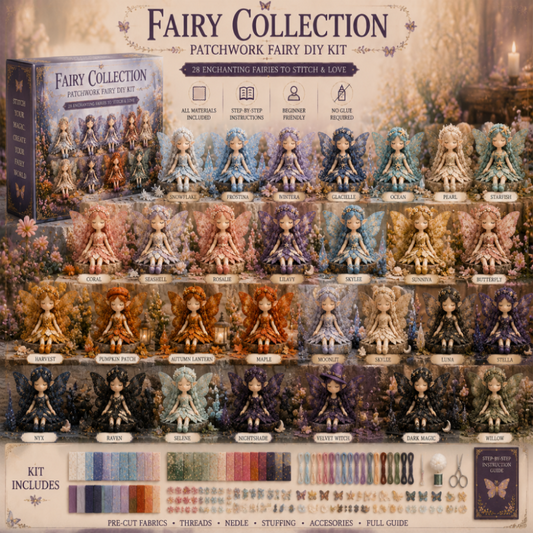 Fairies Patchwork Sewing Kit