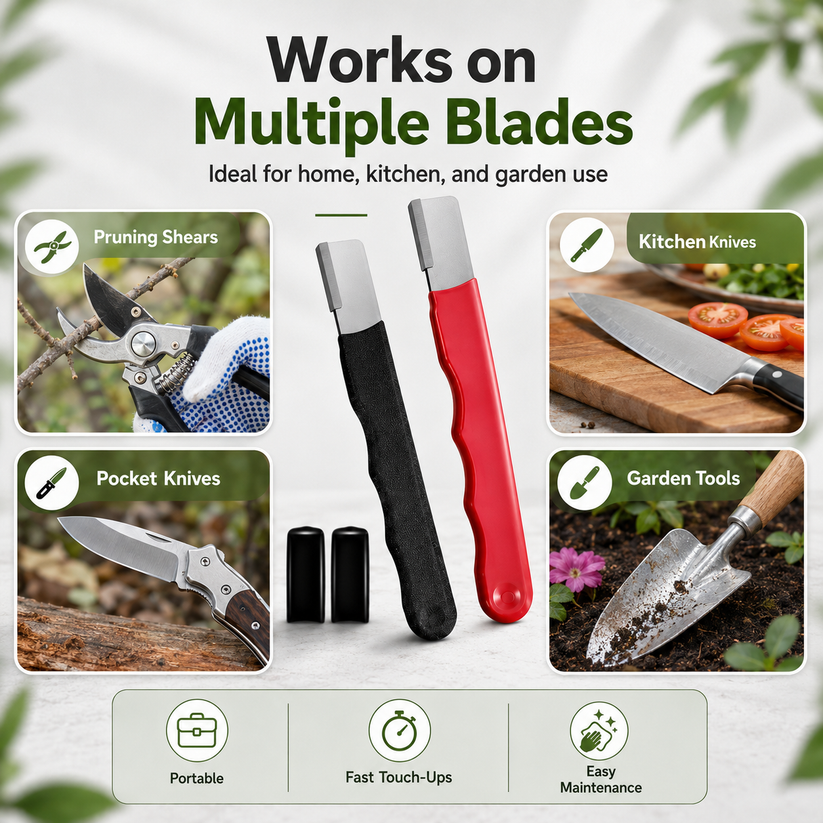 Portable 3-Pack Knife Sharpener Set
