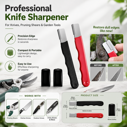 Portable 3-Pack Knife Sharpener Set