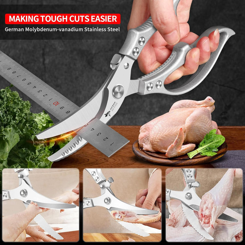 Heavy-Duty Multifunction Kitchen Shears