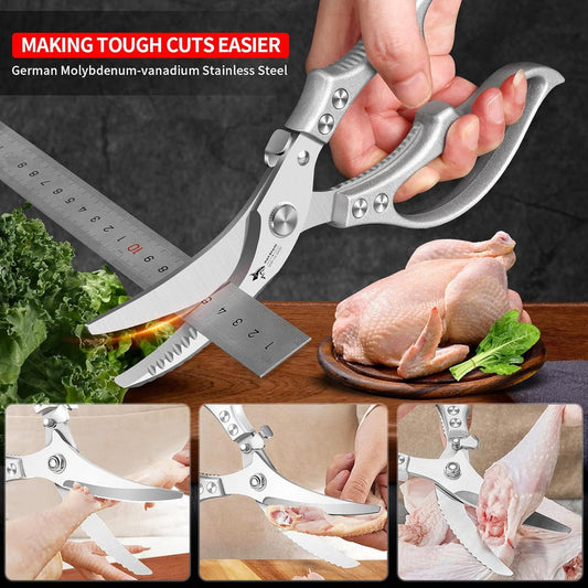 Heavy-Duty Multifunction Kitchen Shears