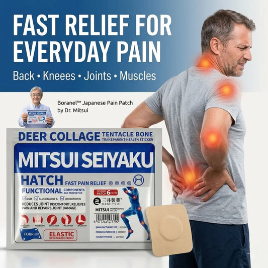 Pain Patch by Dr. Mitsui - Fast-Acting Relief for Back, Knees, Neck & Joints
